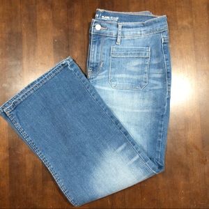 Old Navy Flare Mid Rise Cropped | Size 10